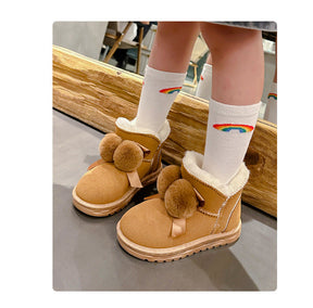 Bota Infantil Peludinha Pompom