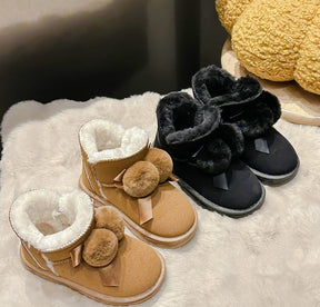 Bota Infantil Peludinha Pompom