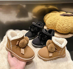 Bota Infantil Peludinha Pompom