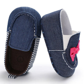 Mocassim Jeans Laço