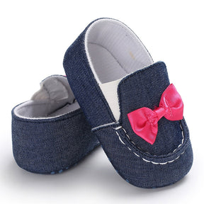 Mocassim Jeans Laço