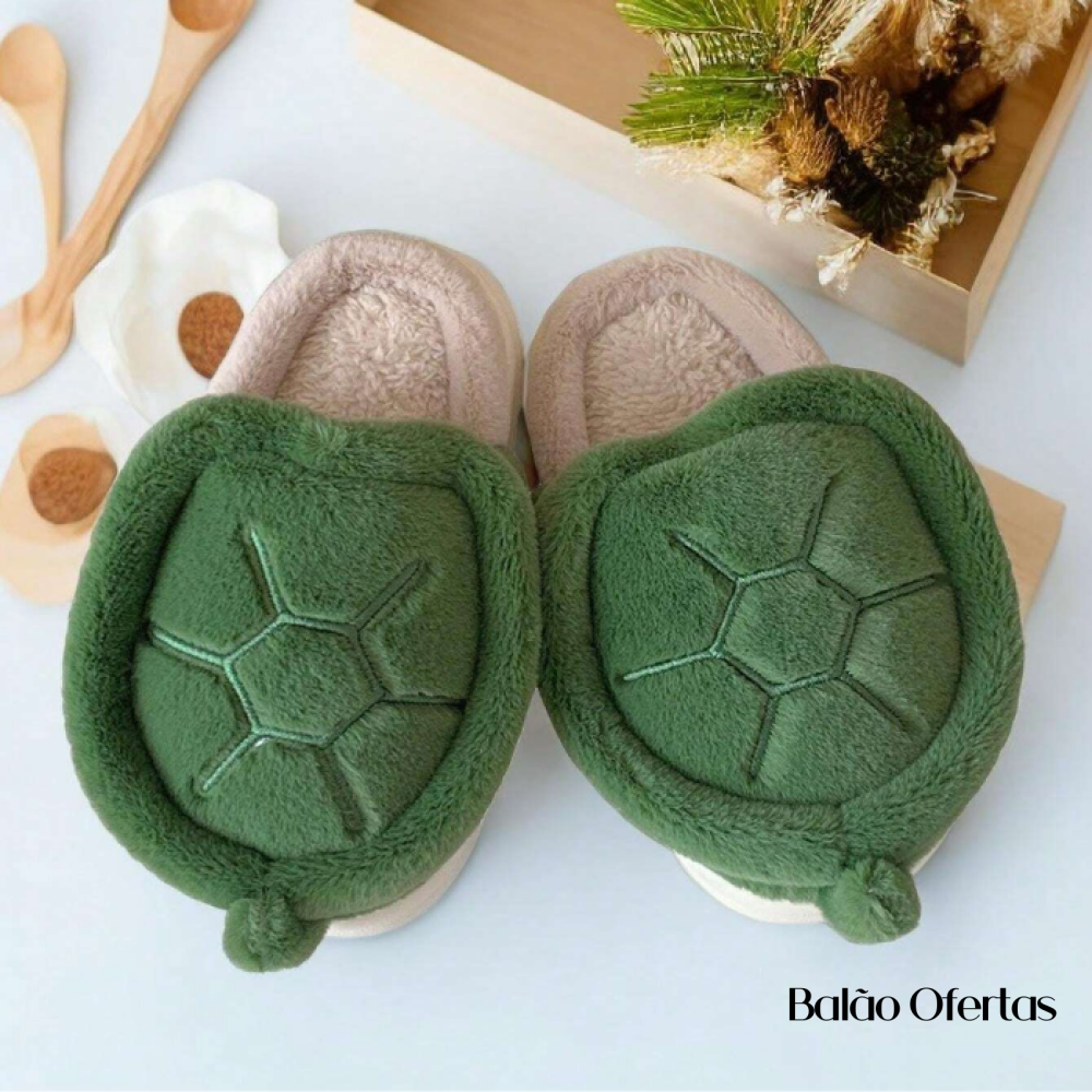 Pantufa Infantil Tartaruga