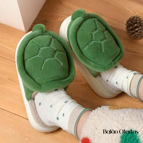 Pantufa Infantil Tartaruga