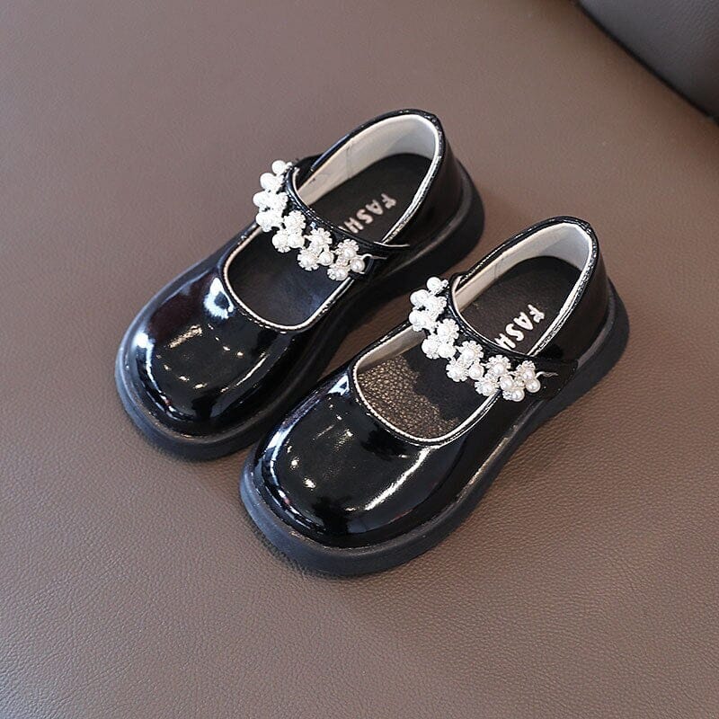 Sapato Infantil Feminino Verniz Strass